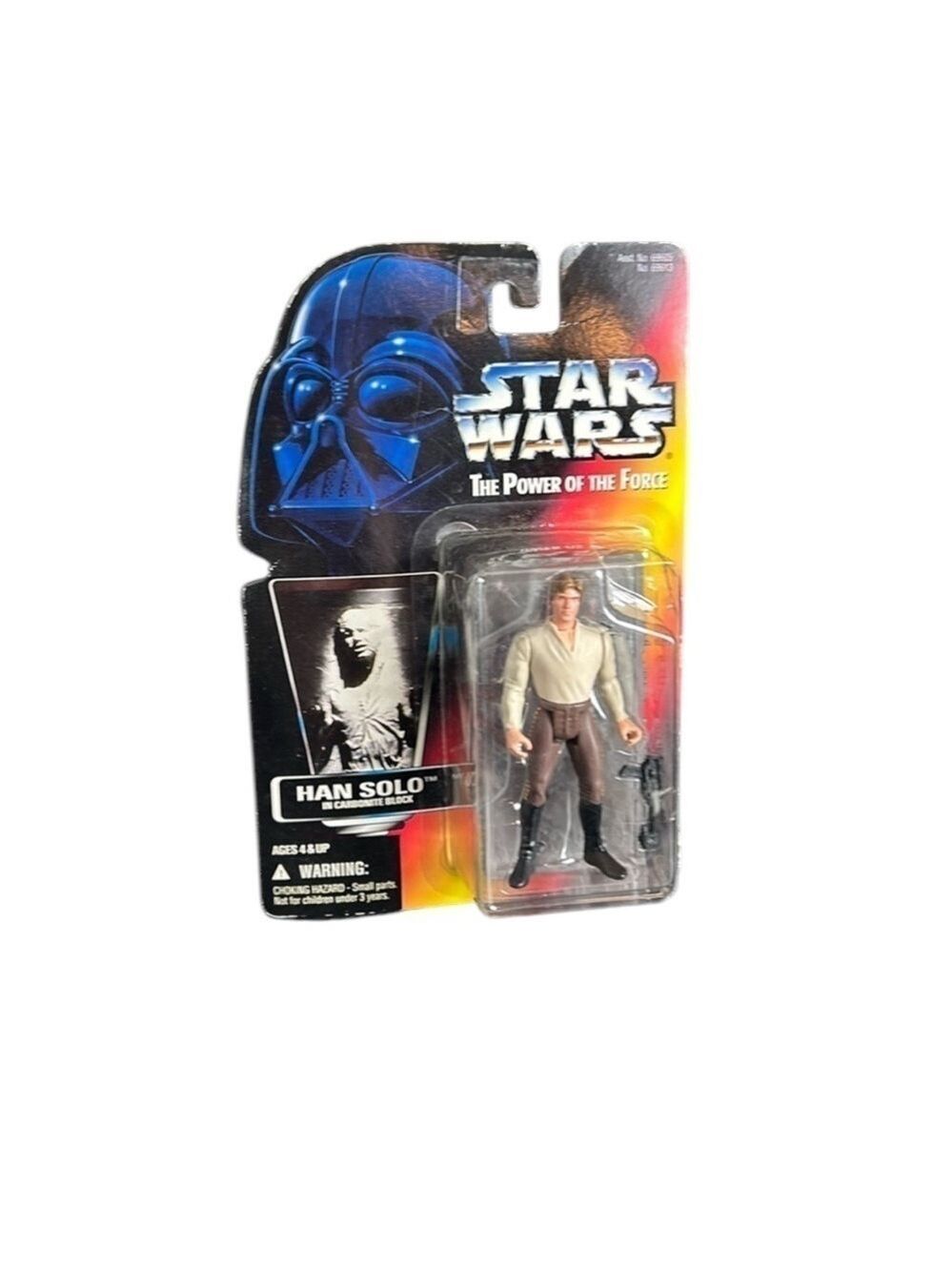 Vintage 1996 Star Wars Han Solo Carbonite Black The Power of The Force Figure
